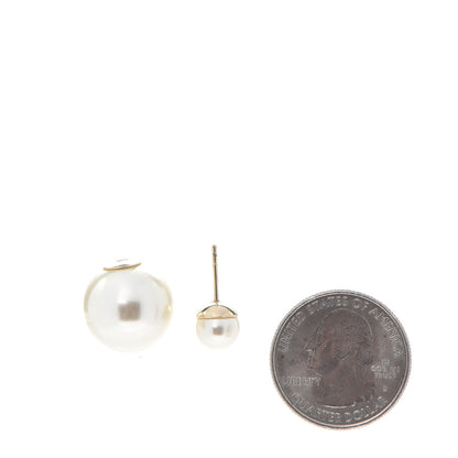 Christian Dior Pearl Mise En Dior Tribal Earrings 5 of 8