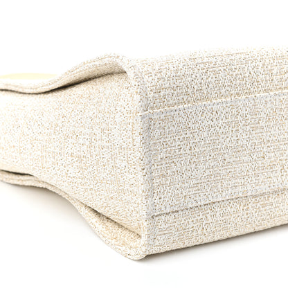 Chanel Lurex Boucle Small Deauville Tote Ivory 9 of 10