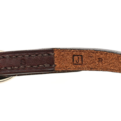 Hermes Swift Hapi 3 MM Triple Tour Bracelet Rouge H 5 of 5