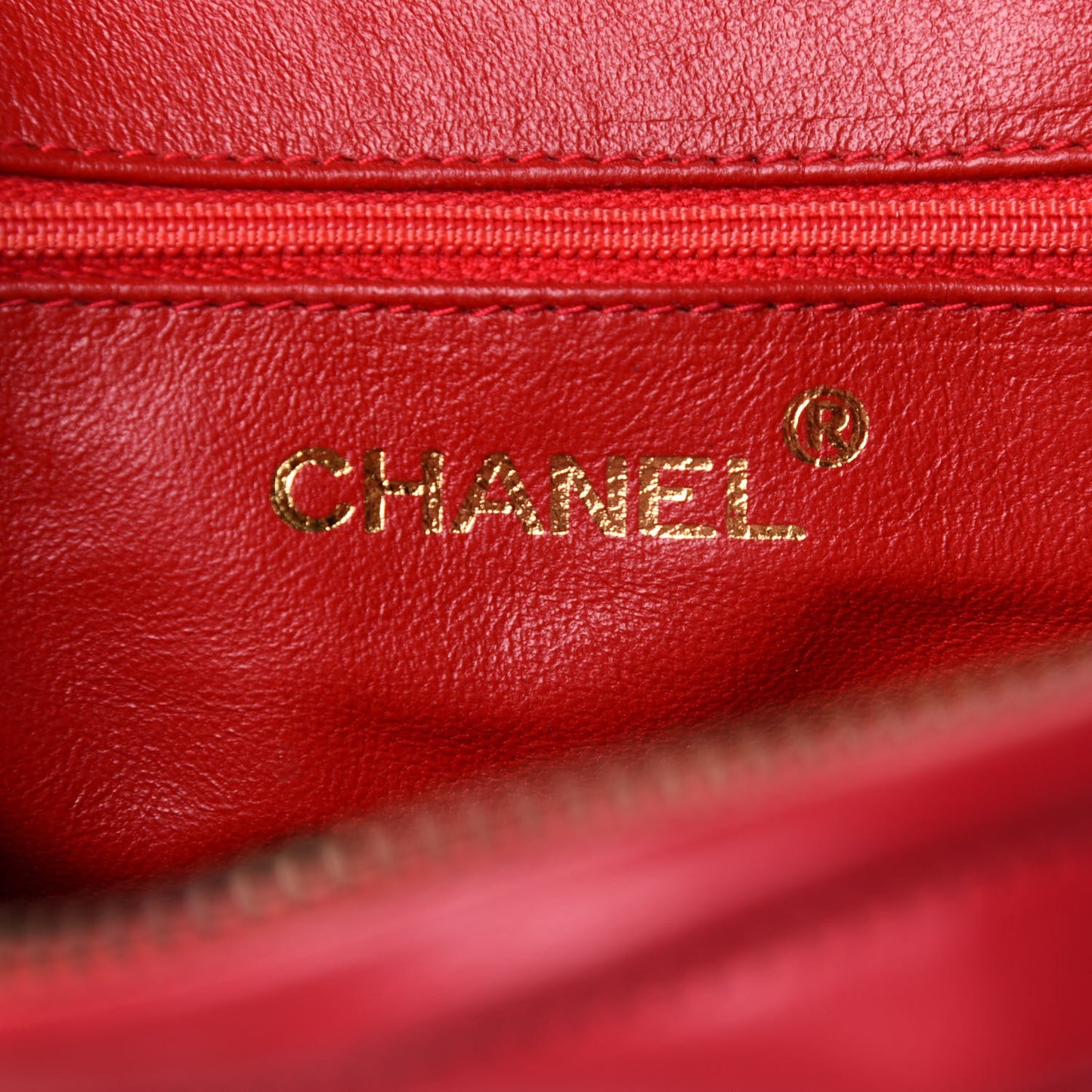 Lambskin Quilted Tassel Clutch Red