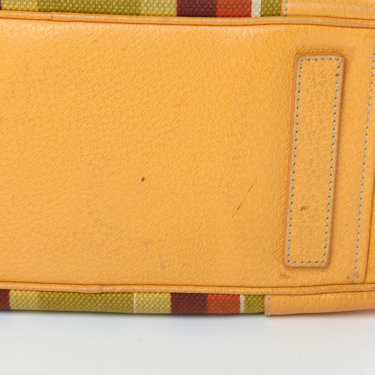 Prada Canvas Canapa St. Soho Bowler Bag Soleil 16 of 18