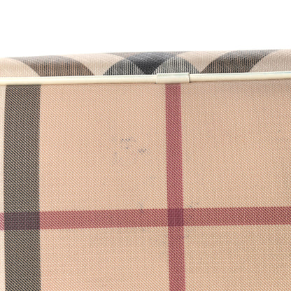Burberry Nova Check Patent Trim Shopper Tote White 13 of 17