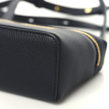 Loro Piana Grained Calfskin L19 Extra Pocket Pouch Navy Blue 9 of 10