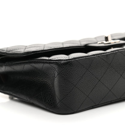 Chanel Caviar Quilted Medium Double Flap Black 8 of 10