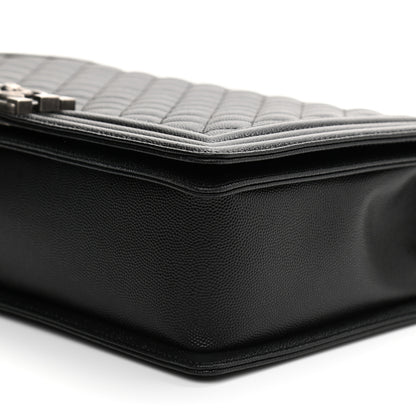 Chanel Caviar Quilted Large Boy Flap Black 10 of 11