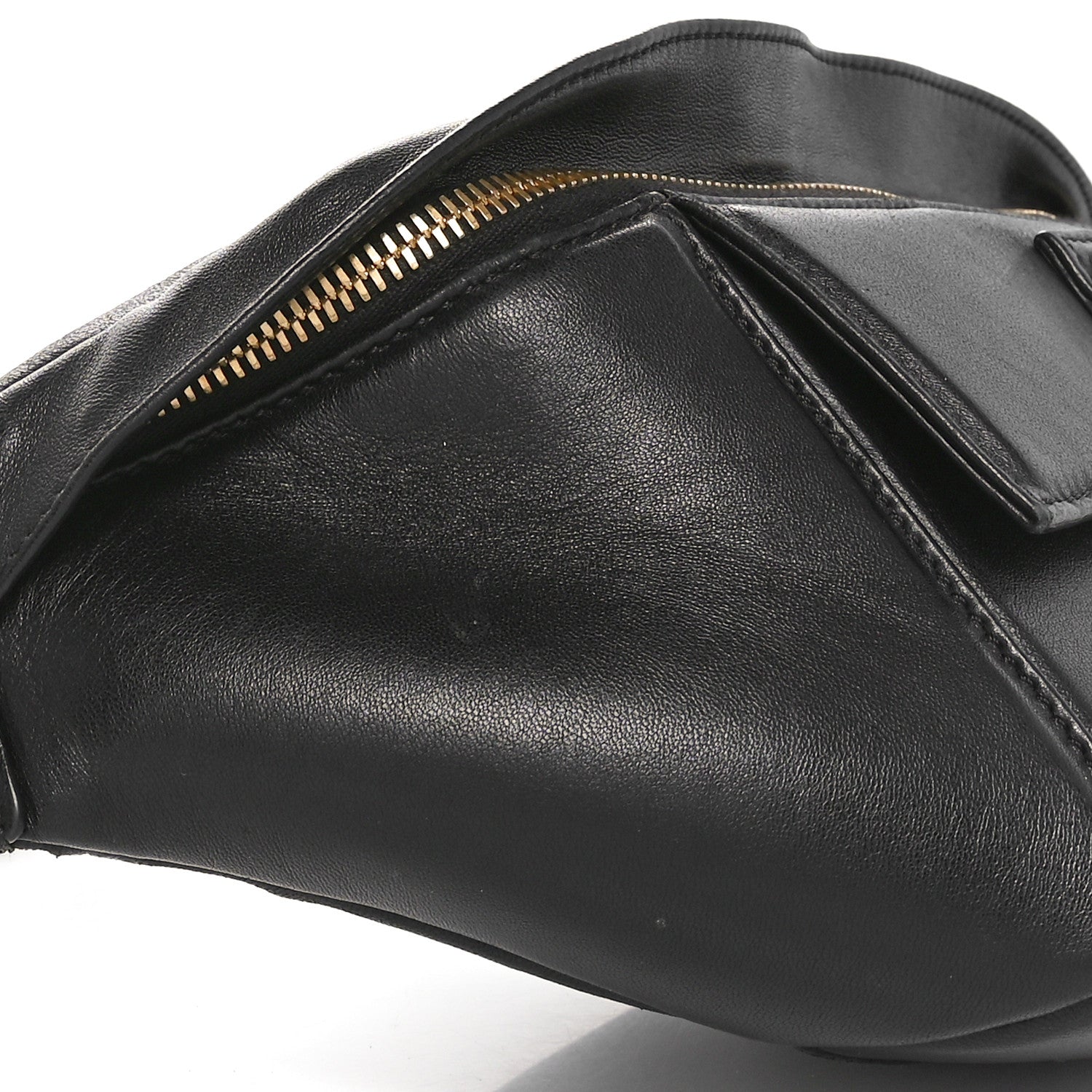 Fendi Nappa Apolo Baguette Belt Bag Black Tobacco 9 of 10