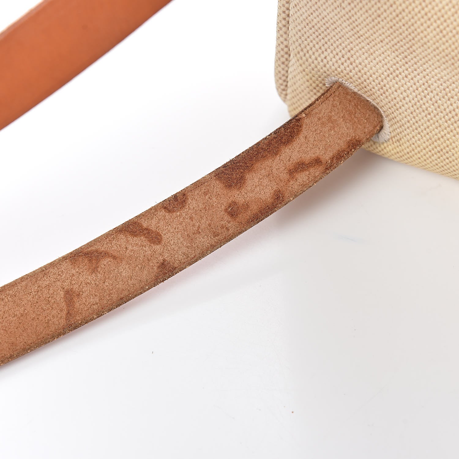 Hermes Toile Vache Calfskin Herbag 30 PM Backpack Natural 12 of 13
