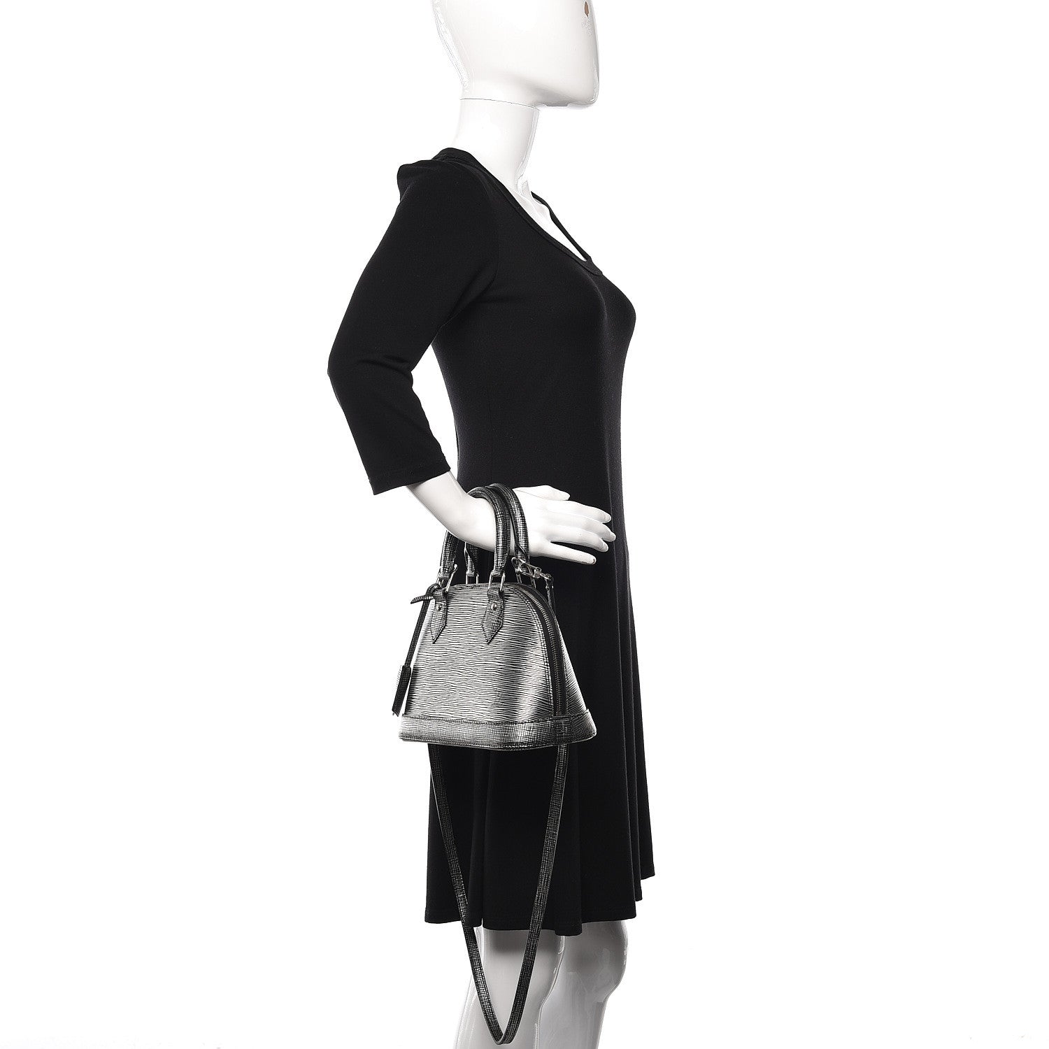 Louis Vuitton Epi Alma BB Platine 2 of 12