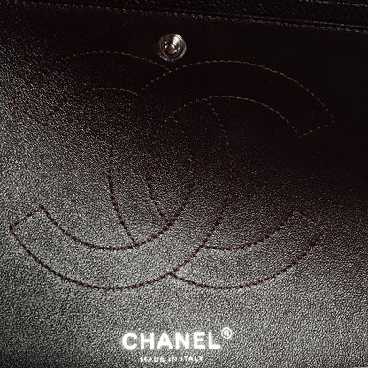 Chanel Caviar Quilted Jumbo Double Flap Burgundy 7 of 9