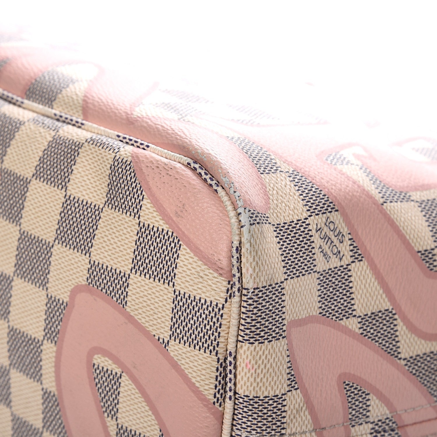 Louis Vuitton Damier Azur Tahitienne Neverfull MM 14 of 18