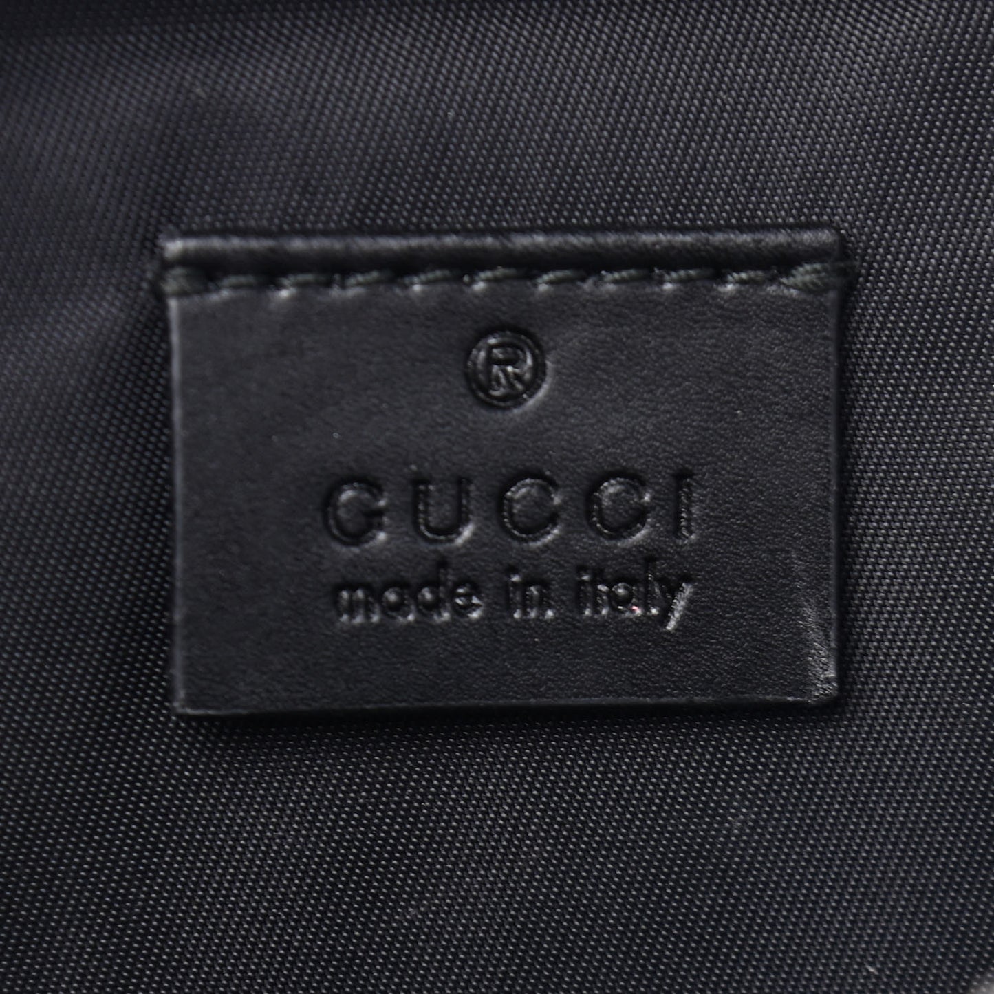GG Supreme Monogram Web Belt Bag Black
