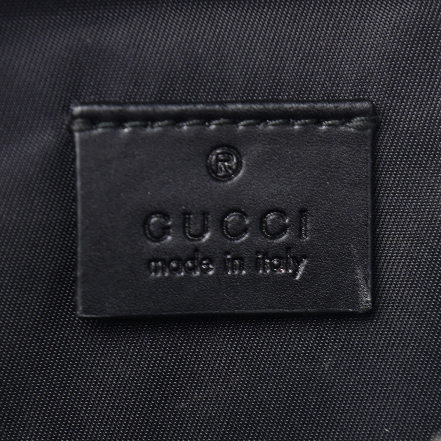 Gucci GG Supreme Monogram Web Belt Bag Black 5 of 6