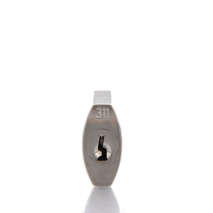 Louis Vuitton Palladium Lock and Key Set 3 of 4
