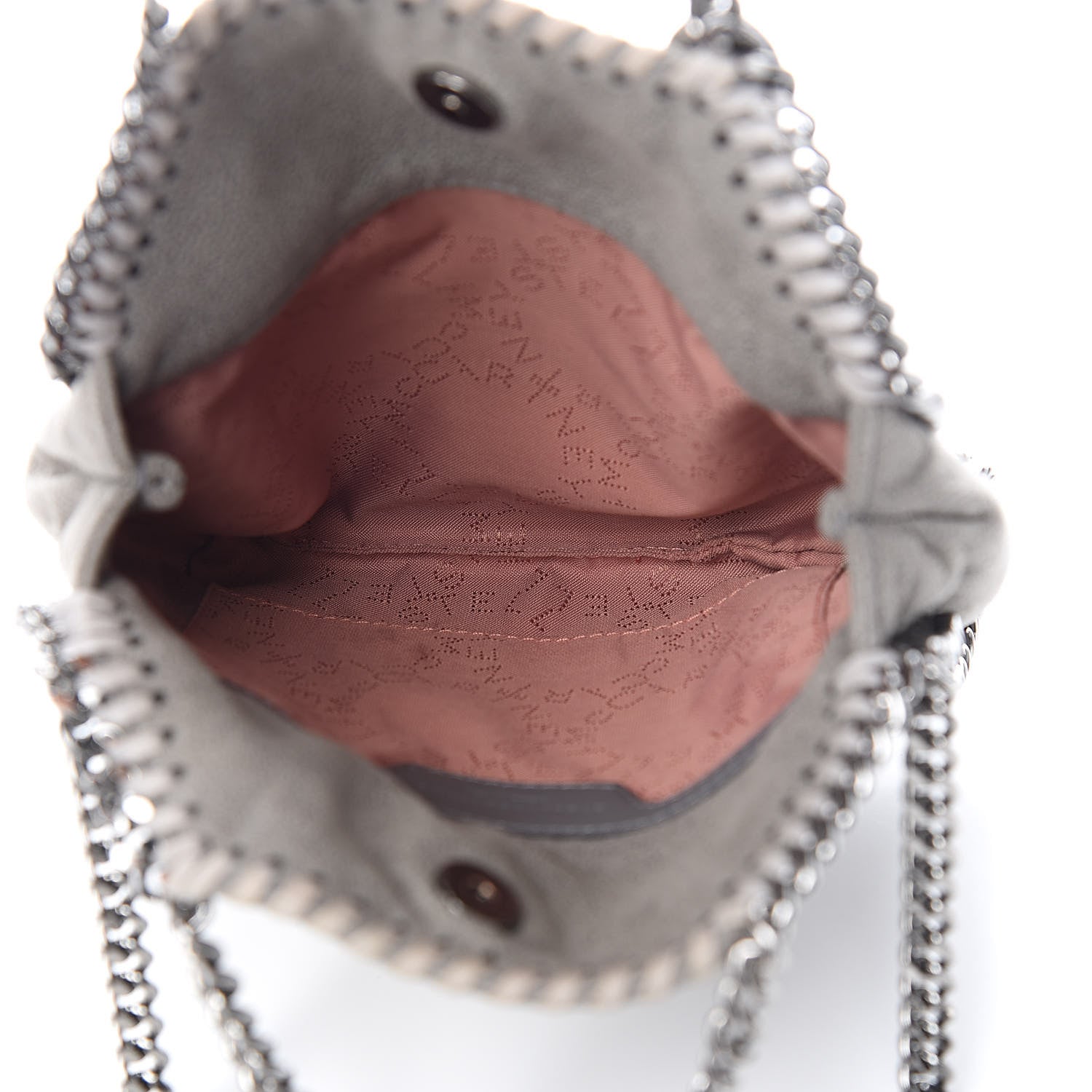 Stella McCartney Shaggy Deer Tiny Falabella Tote Grey 5 of 10