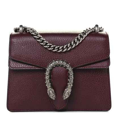 Gucci Dollar Calfskin Crystal Mini Dionysus Shoulder Bag Vintage Bordeaux 1 of 13