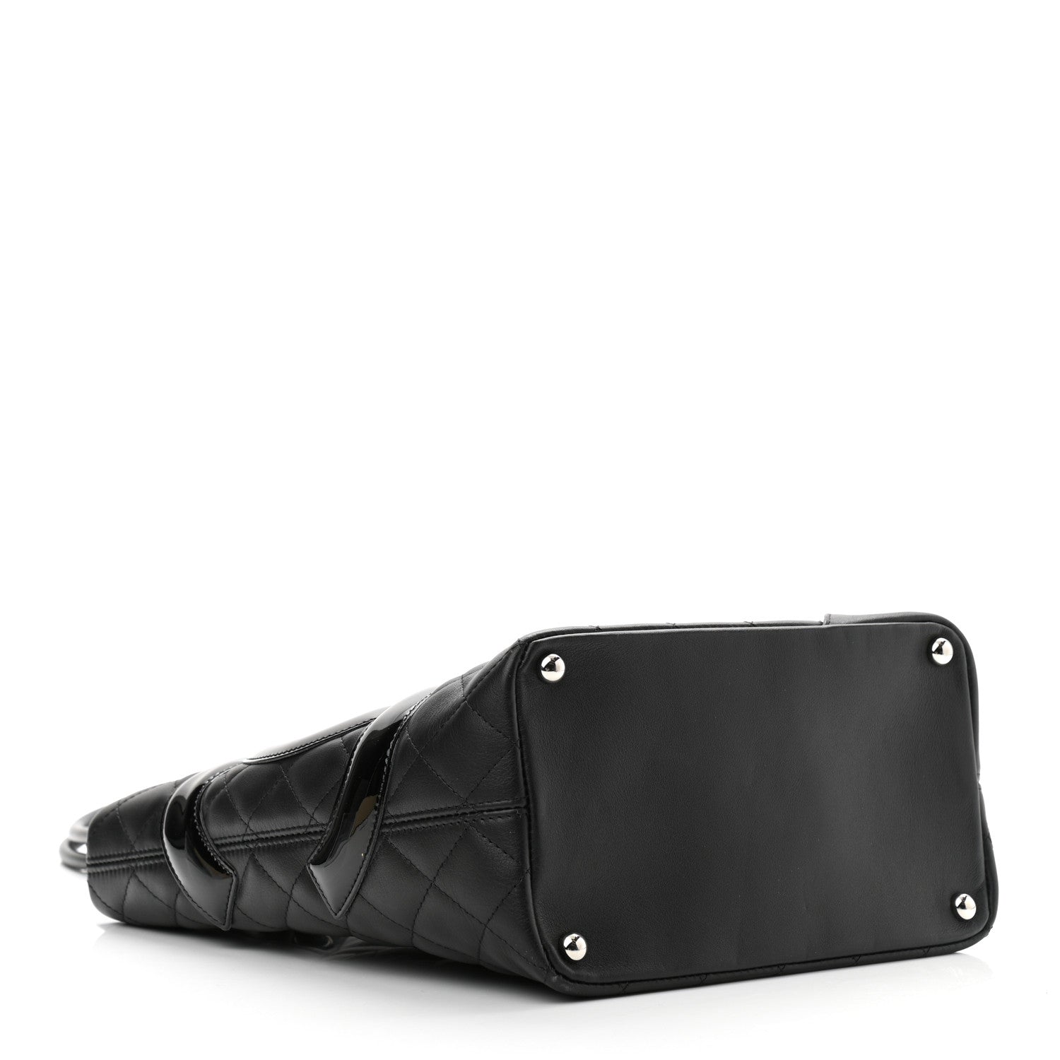 Chanel Calfskin Quilted Medium Cambon Tote Black 4 of 11