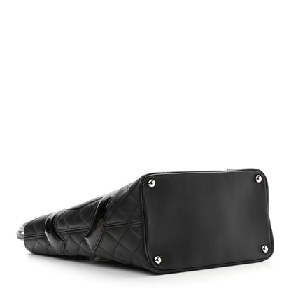 Chanel Calfskin Quilted Medium Cambon Tote Black 4 of 11