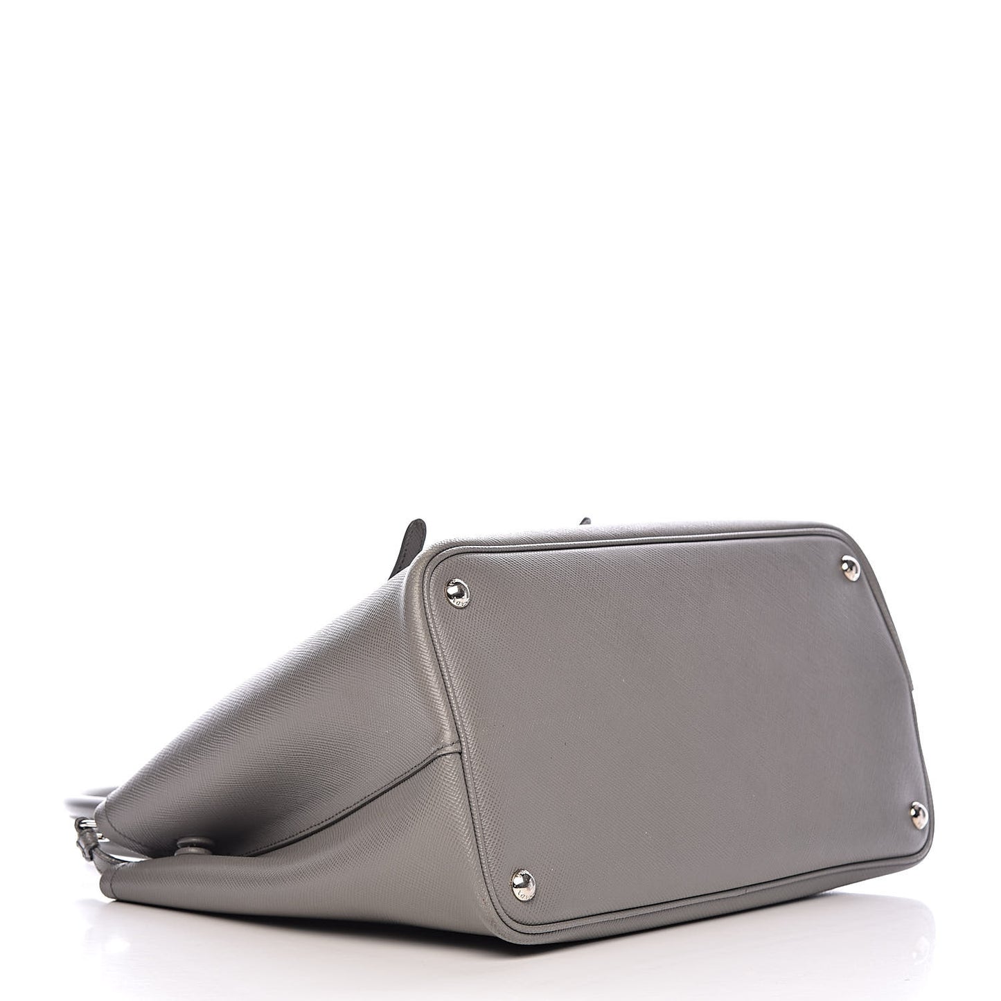 Saffiano Cuir Medium Double Handle Tote Marmo Salvia