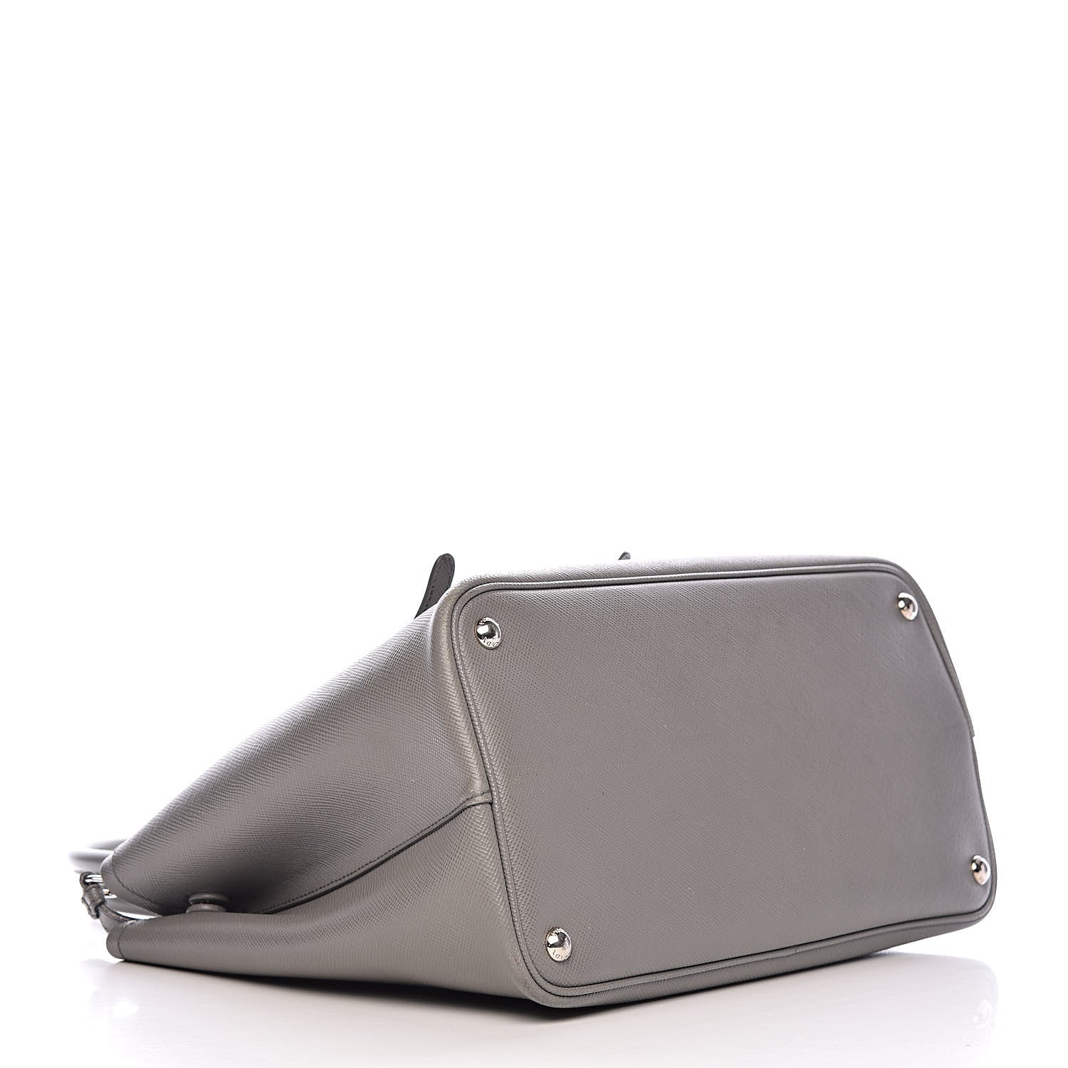 Prada Saffiano Cuir Medium Double Handle Tote Marmo Salvia 4 of 20