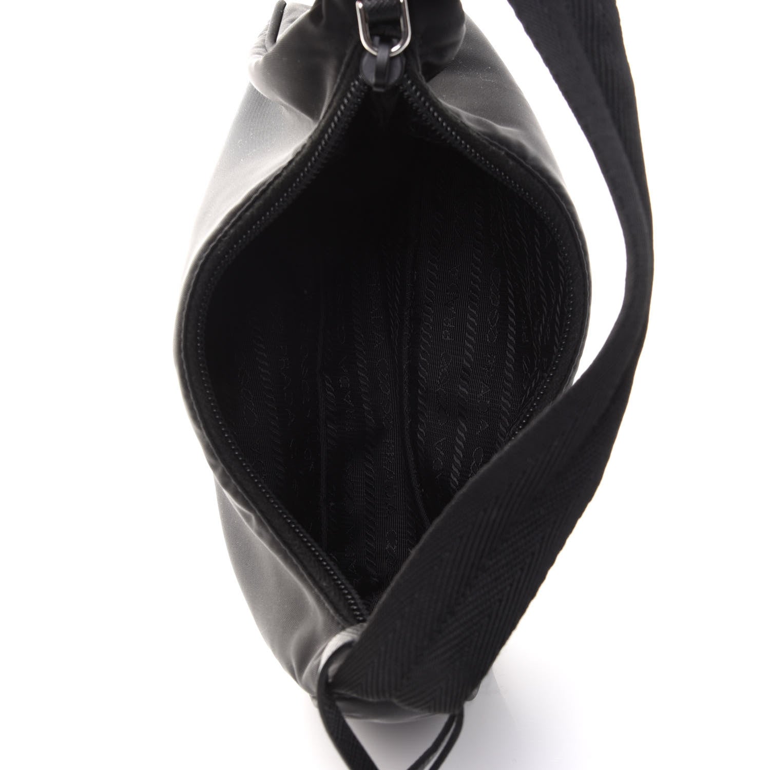 Prada Tessuto Nylon Mini Re-Edition 2000 Bag Black 5 of 11