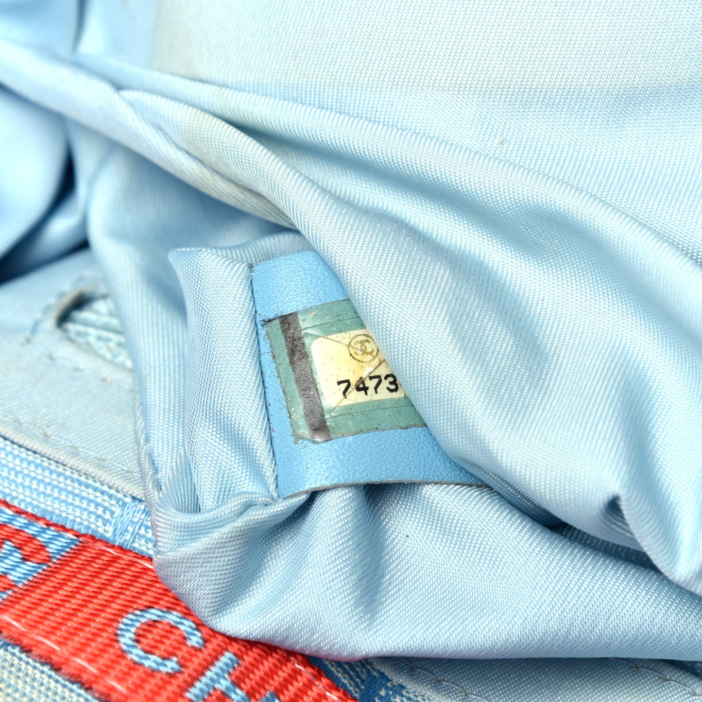 Nylon Travel Tote Blue