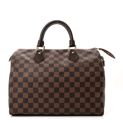 Louis Vuitton Damier Ebene Speedy 30 1 of 10
