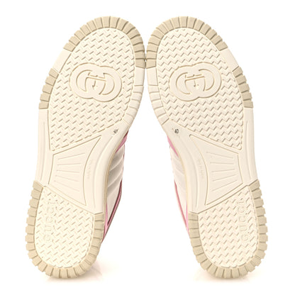 Gucci Calfskin Womens Re-Web Sneakers 40 White Pink 7 of 10
