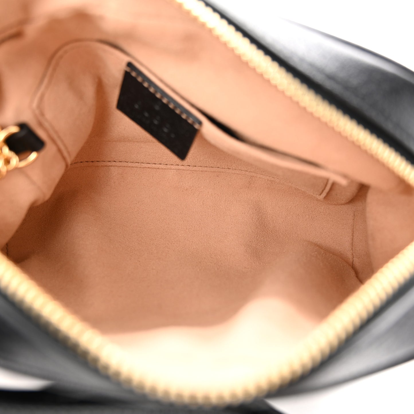 Calfskin Web Mini Ophidia Shoulder Bag Black
