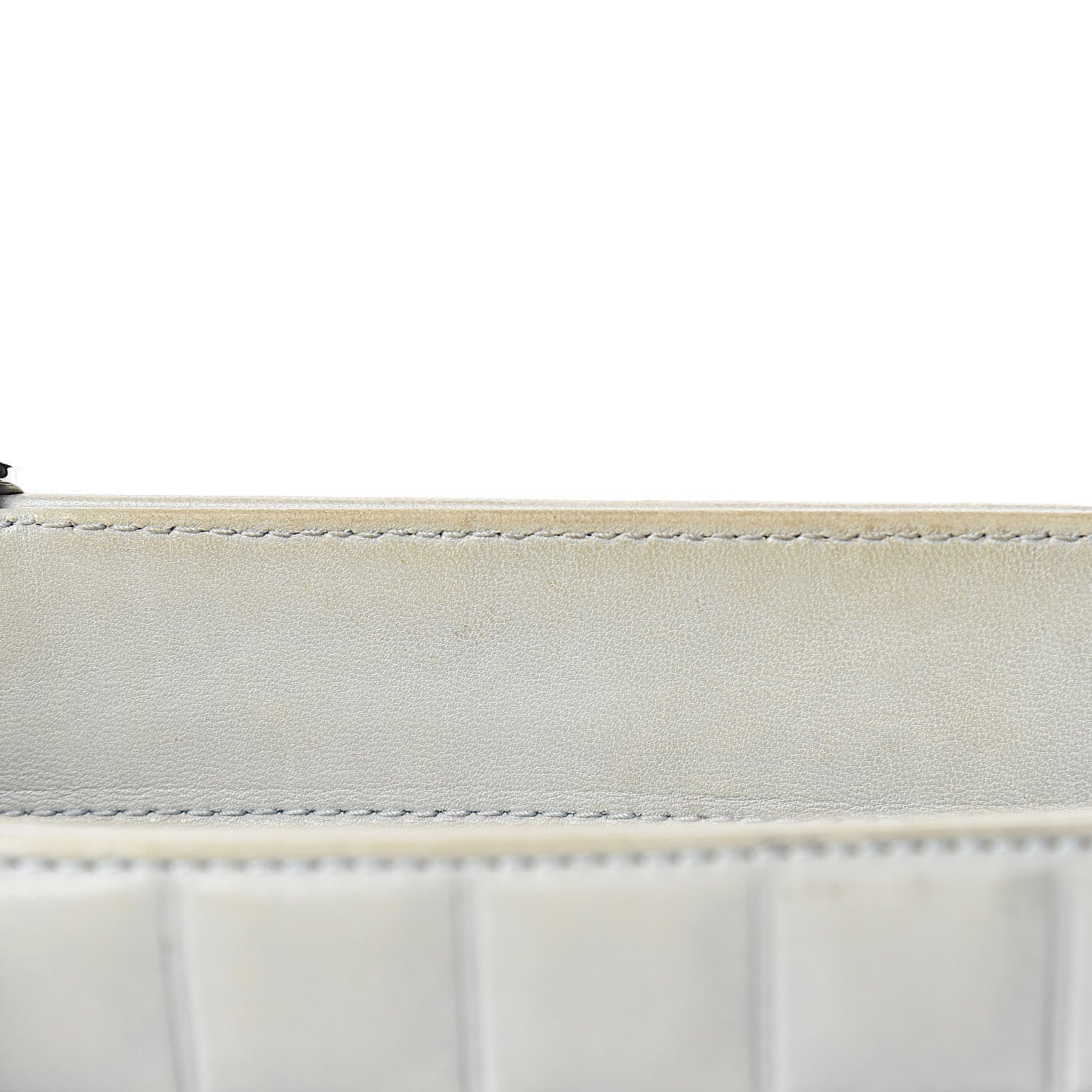 Chanel Lambskin Chocolate Bar Quilted Small Shoulder Bag Light Blue 13 of 24