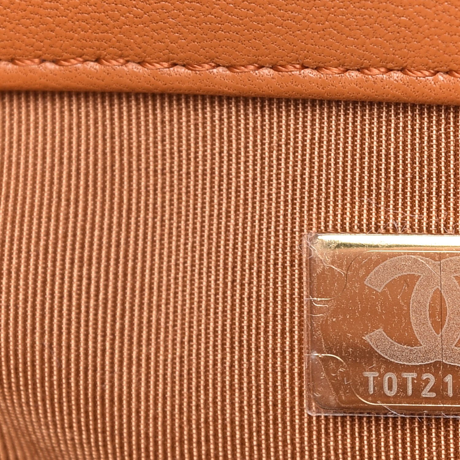 Chanel Lambskin Quilted Medium Chanel 19 Flap Light Brown 9 of 11