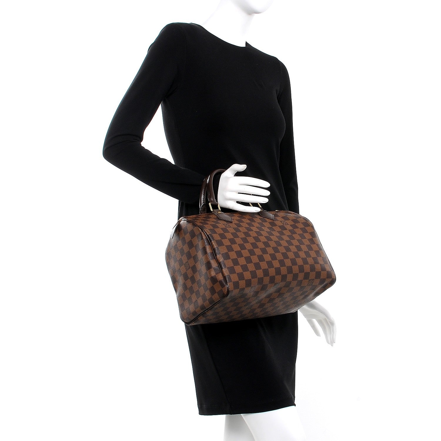 Louis Vuitton Damier Ebene Speedy 30 2 of 11