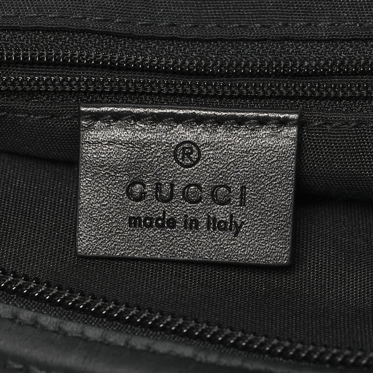 Gucci GG Monogram Web Flat Messenger Bag Black 6 of 10