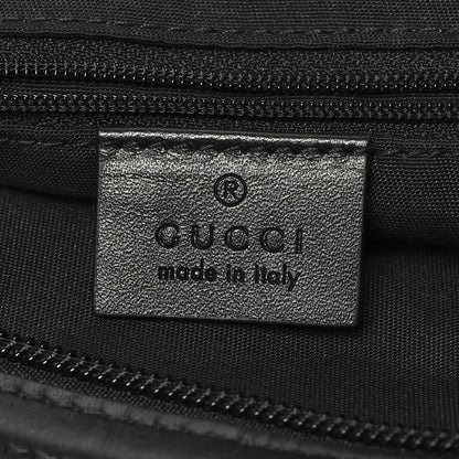 Gucci GG Monogram Web Flat Messenger Bag Black 6 of 10