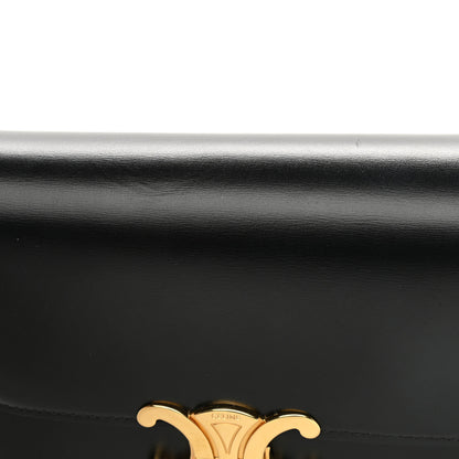 Celine Shiny Calfskin Small Triomphe Black 12 of 12