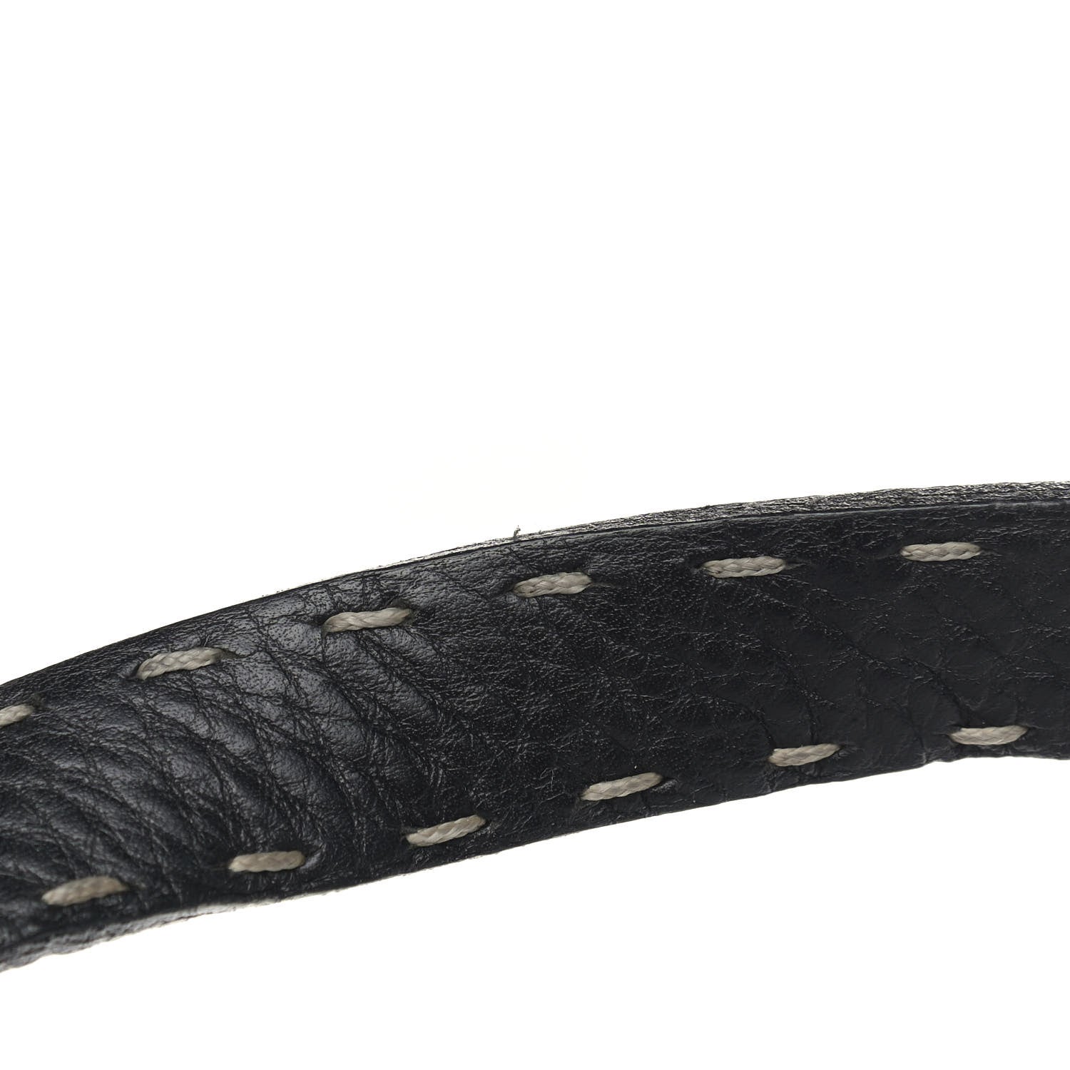 Fendi Calfskin Romano Selleria Baguette Black 8 of 16