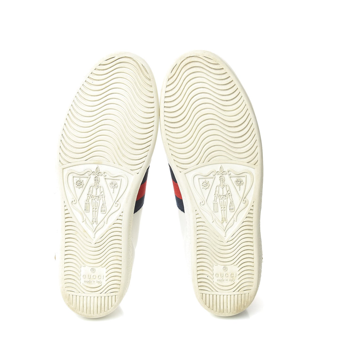 Calfskin Web LOVED Embroidered Womens Ace Sneakers 36 White