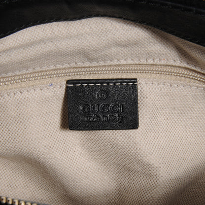Gucci Guccissima Medium Sukey Top Handle Bag Black 8 of 9