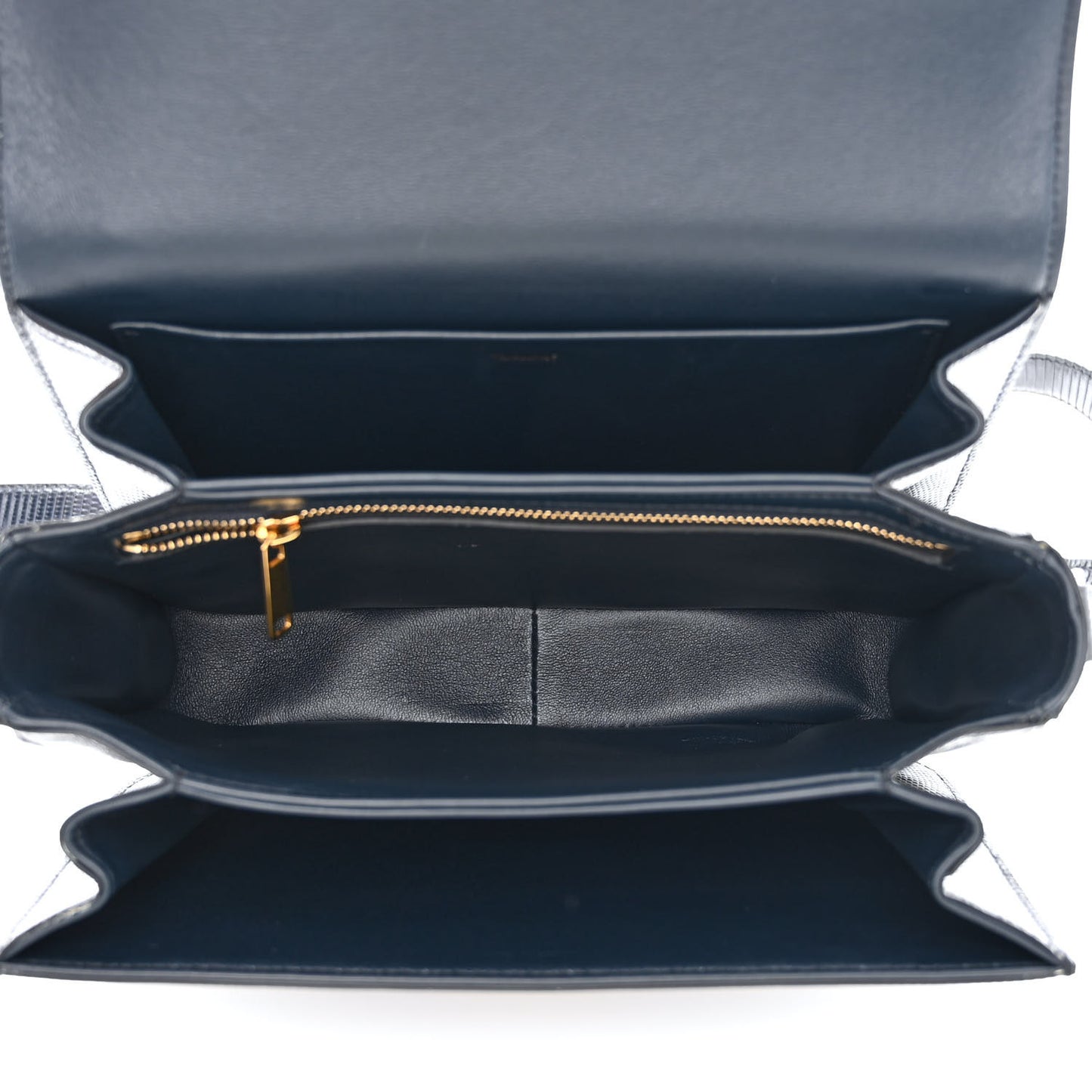 Lizard Medium Triomphe Navy Blue