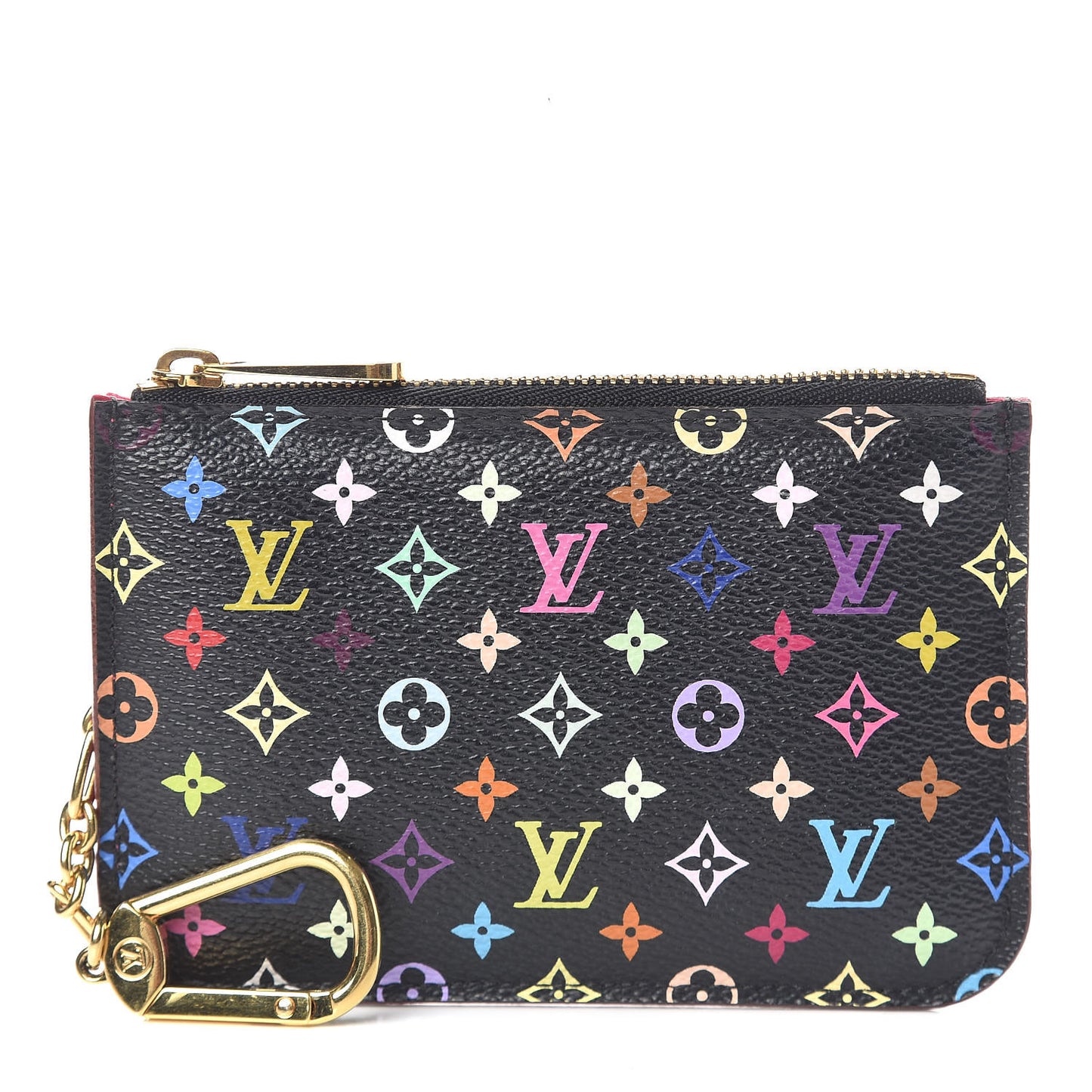 Monogram Multicolor Key Pouch Black Grenade
