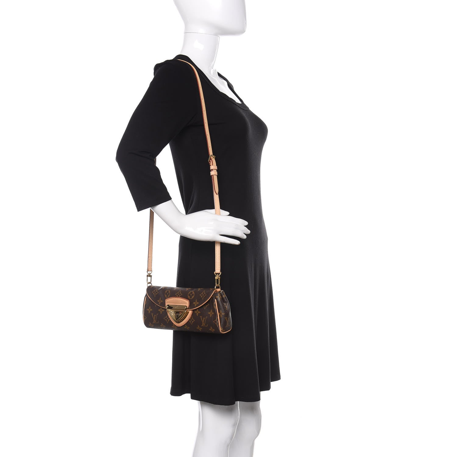 Louis Vuitton Monogram Beverly Clutch 2 of 9