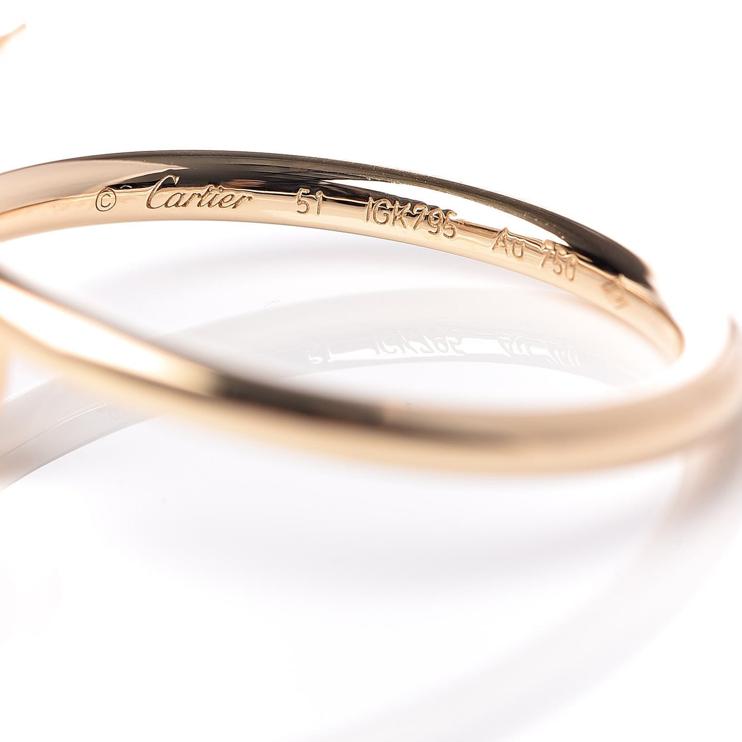 18K Yellow Gold Small Juste Un Clou Ring 51 5.75