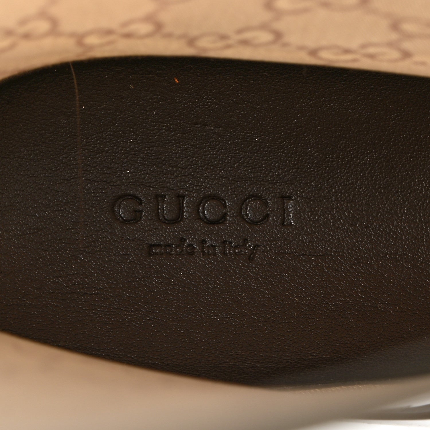 Gucci Rubber Monogram Edinburg Rain Boots 35 Transparent Cocoa 6 of 8