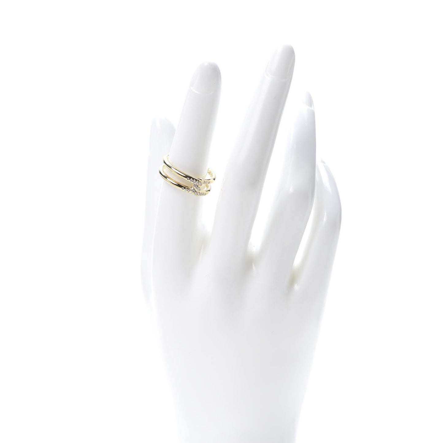 18K Yellow Gold Diamond 6.5mm Continuance Band Ring 54 6.75