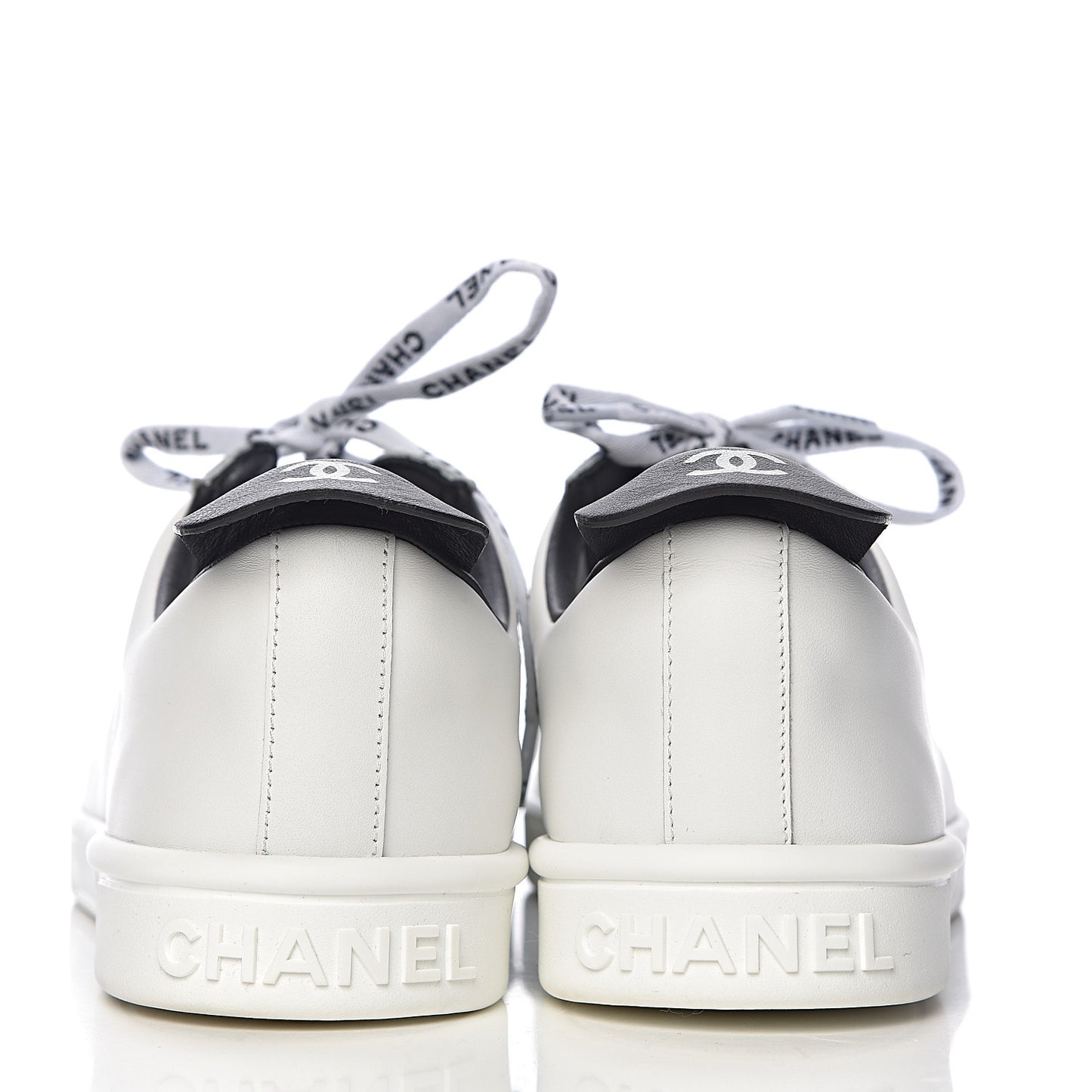 Calfskin Mens CC Sneakers 43 White
