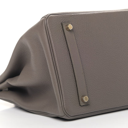 Hermes Togo Birkin 35 Etain 7 of 11