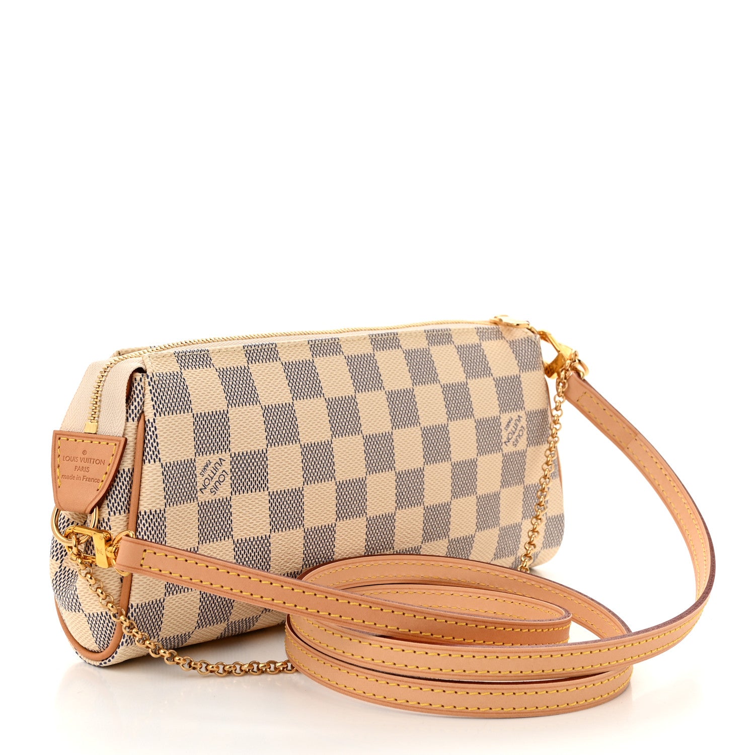 Louis Vuitton Damier Azur Eva Clutch 3 of 10