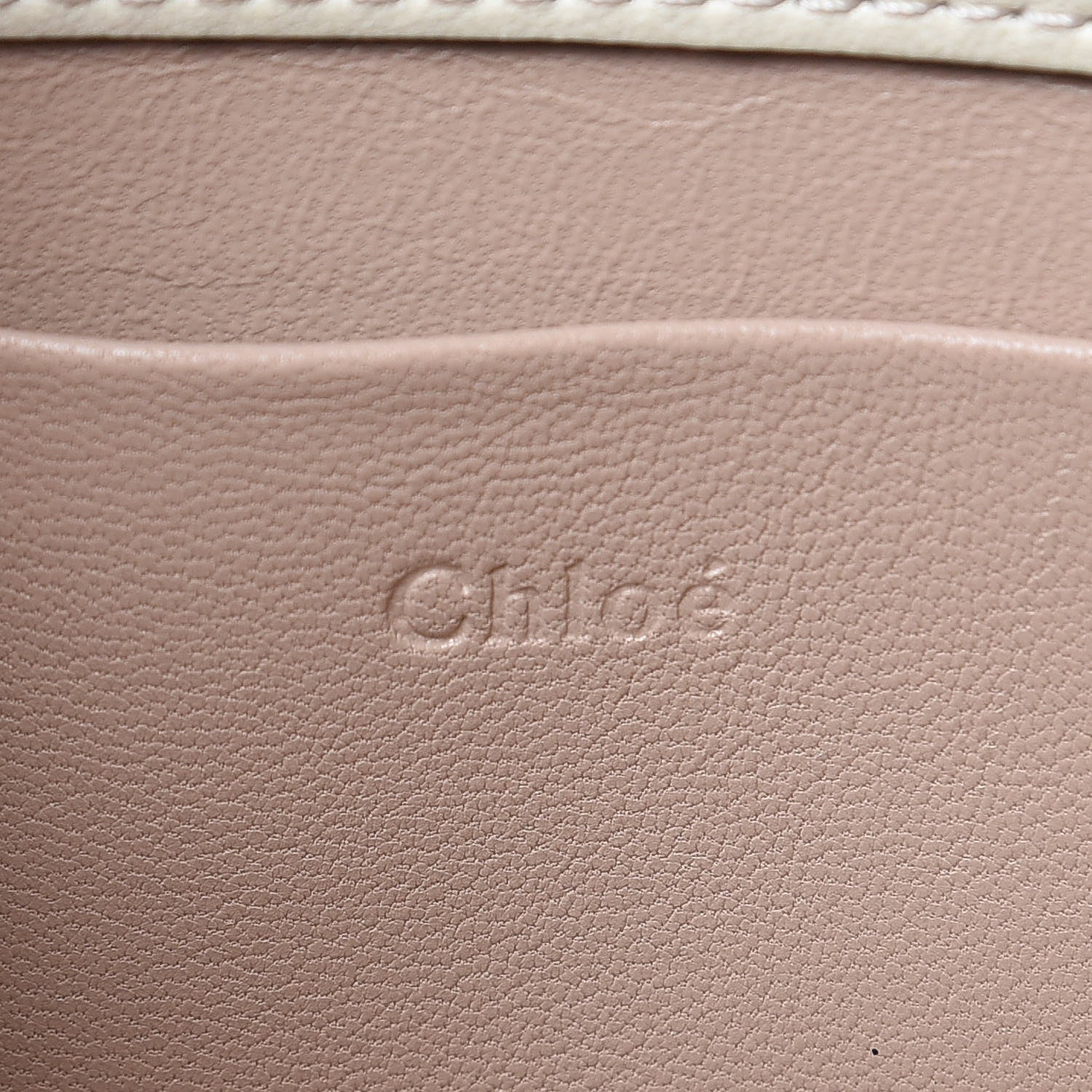 Chloe Calfskin Small Nile Bracelet Minaudiere Bag Off White 6 of 12