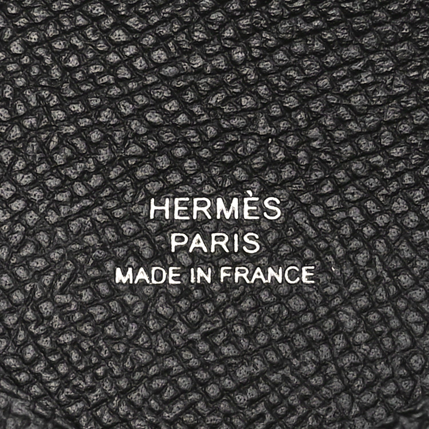 Hermes Epsom Calvi Card Case Black 6 of 9