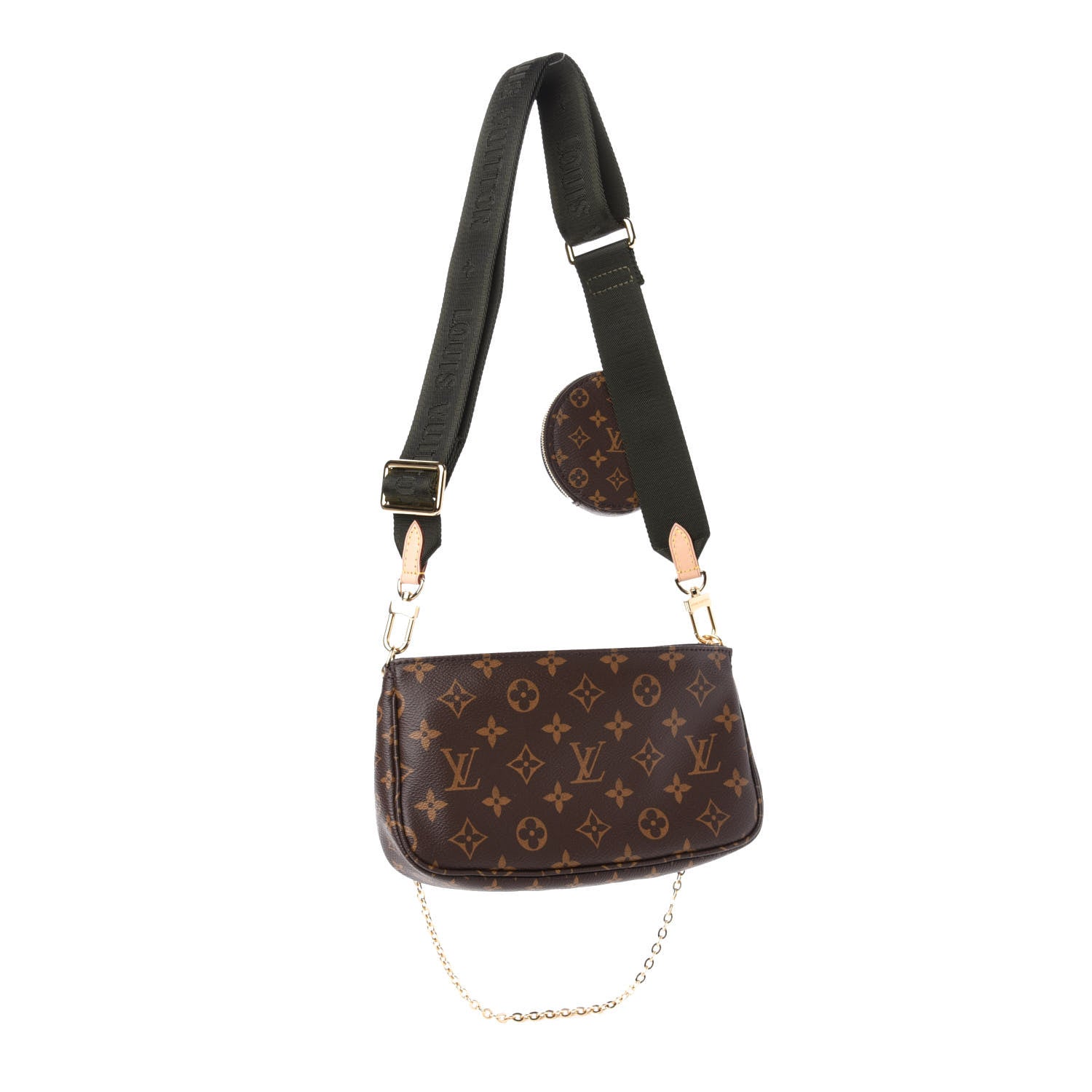 Louis Vuitton Monogram Multi Pochette Accessories Kaki 3 of 13