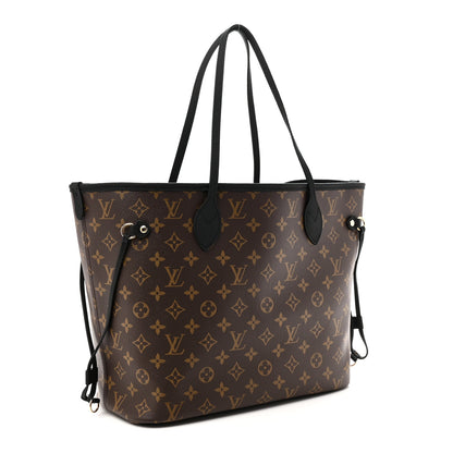 Louis Vuitton Monogram Calfskin Neo Neverfull Inside Out MM Black 5 of 16